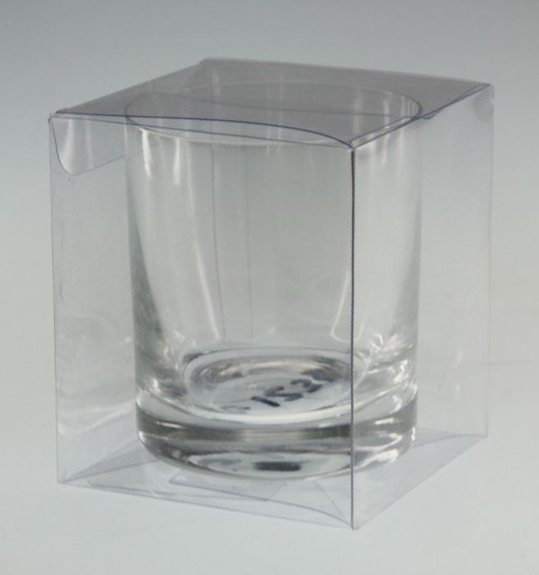 Tumbler Glass Clear Gift Box, Clear Boxes for Gifts, Gift Box Clear